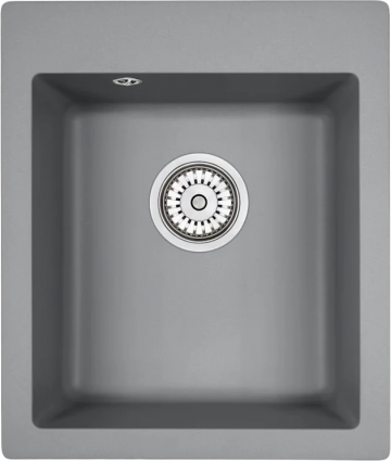 Мойка кухонная Emar Quartz EMQ-1415.Q Алмаз матовая, прямоугольная, 41.5x49 см