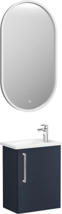 Мебель для ванной VitrA Root Flat 45 R темно-синий подвесная, матовая