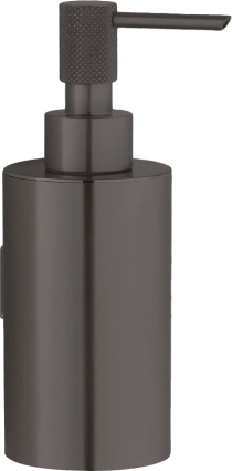 Дозатор Boheme Uno 10977-GM gun metal темный хром, подвесной