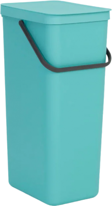 Мусорное ведро Brabantia Sort&Go 251085 40 л, мятное, напольное