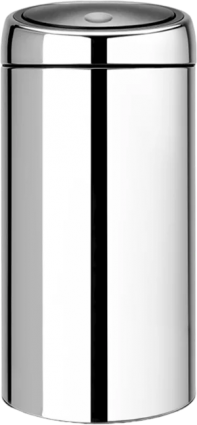 Мусорное ведро Brabantia Touch Bin Recycle 401060 20+20 л, полированное, напольное