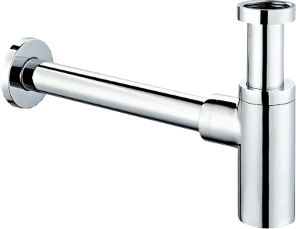 Сифон для раковины IB Rubinetterie Doccia SH080CC chrome хром, выпуск боковой