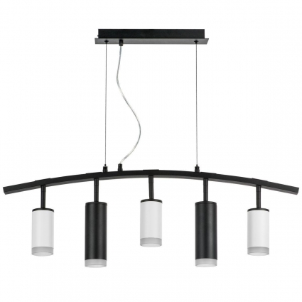 Подвесная люстра Lightstar Rullo (571735+214436-3+214487-2+202430-5) LR7353638720 в стиле Хай-тек, цвет черный