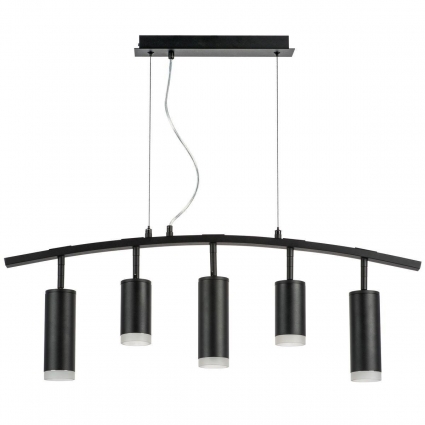 Подвесная люстра Lightstar Rullo (571735+214437-2+214487-3+202430-5) LR7353728730 в стиле Хай-тек, цвет черный