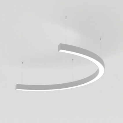 Подвесной светодиодный светильник Arlight SP-Line-Hang-Arc-C3535-D800-34W Day4000 034014(1) в стиле Хай-тек, цвет белый
