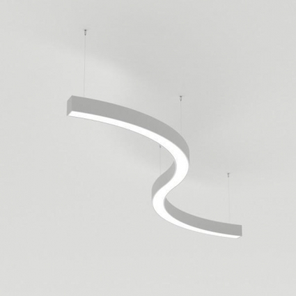 Подвесной светодиодный светильник Arlight SP-Line-Hang-Arc-S3535-D800-65W Day4000 034050(1) в стиле Хай-тек, цвет белый