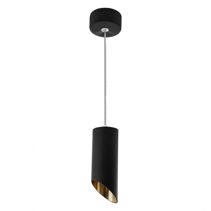 Подвесной светильник Feron Barrel tilt ML1818 48041 в современном стиле, цвет черный