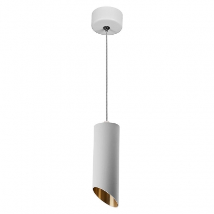 Подвесной светильник Feron Barrel tilt ML1828 48042 в современном стиле, цвет белый