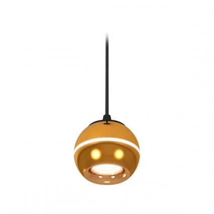 Комплект подвесного светильника Ambrella light Techno Spot XP1105001 PYG/SBK золото желтое полированное/черный песок (A2302,C1105,N7014), в стиле Хай-тек, цвет золотой