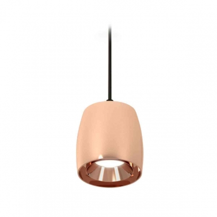 Комплект подвесного светильника Ambrella light Techno Spot XP1144001 PPG/SBK золото розовое полированное/черный песок (A2302, C1144, N7035), в стиле Хай-тек, цвет розовое золото