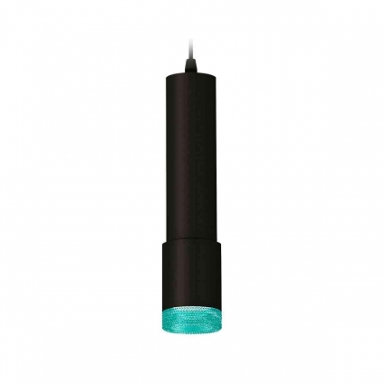 Комплект подвесного светильника Ambrella light Techno Spot XP7422004 SBK/BL черный песок/голубой (A2302, C6356, A2030, C7422, N7194), в стиле Хай-тек, цвет черный
