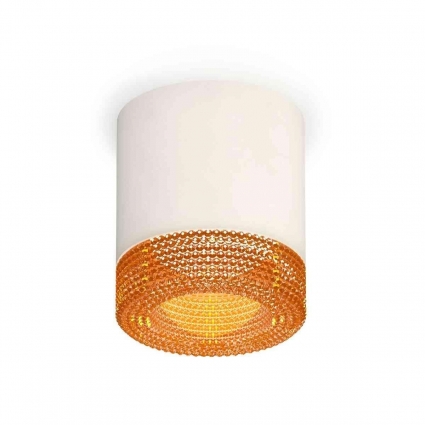 Комплект накладного светильника Ambrella light Techno Spot XS7401024 SWH/CF белый песок/кофе (C7401, N7195), в стиле Хай-тек, цвет белый