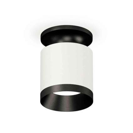 Комплект накладного светильника Ambrella light Techno Spot XS7401083 SWH/PBK белый песок/черный полированный (N7926, C7401, N7031), в стиле Хай-тек, цвет белый