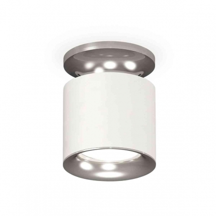 Комплект накладного светильника Ambrella light Techno Spot XS7401102 SWH/PSL белый песок/серебро полированное (N7927, C7401, N7012), в стиле Хай-тек, цвет белый