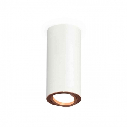 Комплект накладного светильника Ambrella light Techno Spot XS7442005 SWH/PPG белый песок/золото розовое полированное (C7442, N7005), в стиле Хай-тек, цвет белый