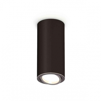 Комплект накладного светильника Ambrella light Techno Spot XS7443003 SBK/PSL черный песок/серебро полированное (C7443, N7003), в стиле Хай-тек, цвет черный