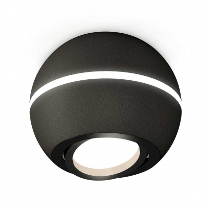 Комплект потолочного светильника Ambrella light Techno Spot XC (C1102, N7002) XS1102020, в современном стиле, цвет черный