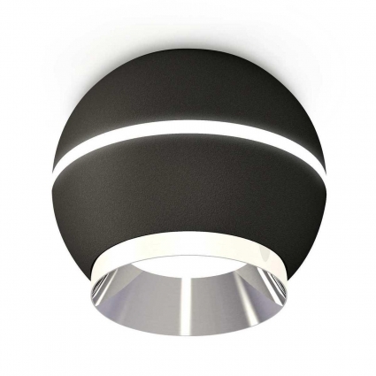 Комплект потолочного светильника Ambrella light Techno Spot XC (C1102, N7032) XS1102011, в современном стиле, цвет черный