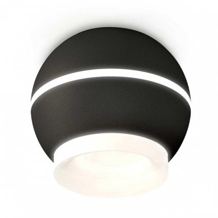 Комплект потолочного светильника Ambrella light Techno Spot XC (C1102, N7165) XS1102041, в современном стиле, цвет черный