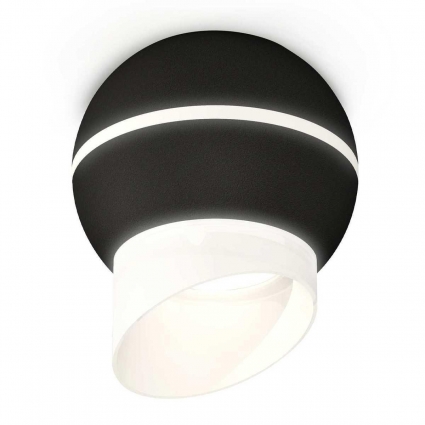 Комплект потолочного светильника Ambrella light Techno Spot XC (C1102, N7175) XS1102043, в стиле Хай-тек, цвет черный