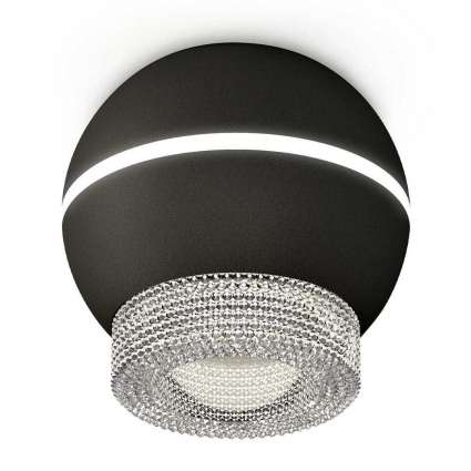 Комплект потолочного светильника Ambrella light Techno Spot XC (C1102, N7191) XS1102030, в стиле модерн, цвет черный