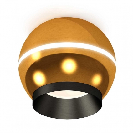 Комплект потолочного светильника Ambrella light Techno Spot XC (C1105, N7031) XS1105001, в современном стиле, цвет золотой