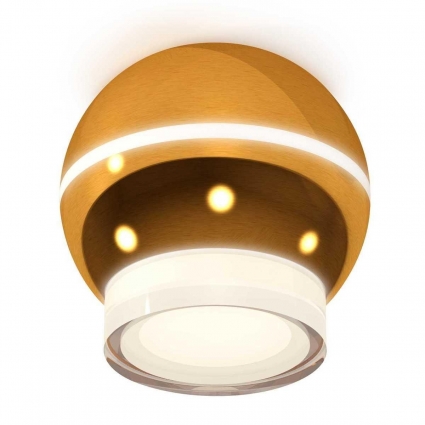 Комплект потолочного светильника Ambrella light Techno Spot XC (C1105, N7160) XS1105031, в современном стиле, цвет золотой