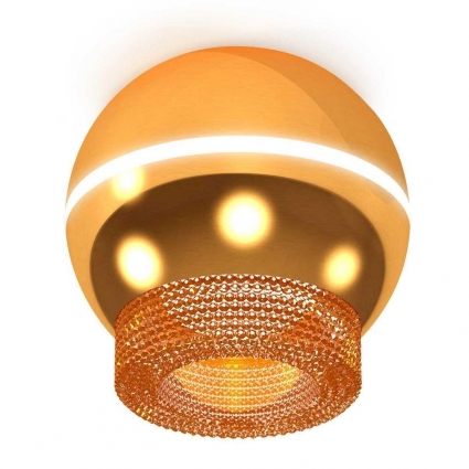 Комплект потолочного светильника Ambrella light Techno Spot XC (C1105, N7195) XS1105020, в стиле модерн, цвет золотой