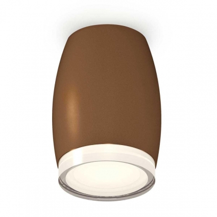 Комплект потолочного светильника Ambrella light Techno Spot XC (C1124, N7160) XS1124021, в современном стиле, цвет кофейный
