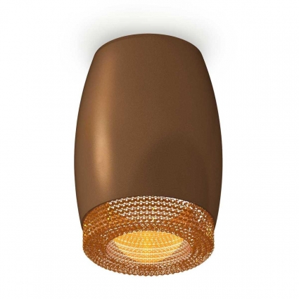 Комплект потолочного светильника Ambrella light Techno Spot XC (C1124, N7195) XS1124011, в стиле модерн, цвет кофейный