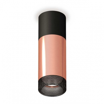 Комплект потолочного светильника Ambrella light Techno Spot XC (C6302, A2010, C6326, N6151) XS6326041, в стиле модерн, цвет розовое золото