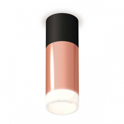 Комплект потолочного светильника Ambrella light Techno Spot XC (C6302, A2010, C6326, N6248) XS6326042, в современном стиле, цвет розовое золото