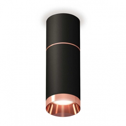 Комплект потолочного светильника Ambrella light Techno Spot XC (C6302, A2063, C6323, N6135) XS6323063, в современном стиле, цвет черный