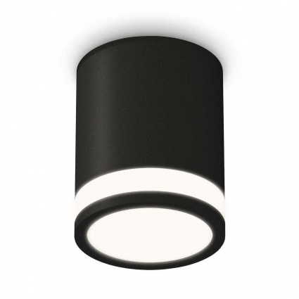 Комплект потолочного светильника Ambrella light Techno Spot XC (C6302, N6221) XS6302060, в современном стиле, цвет черный