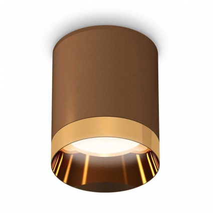 Комплект потолочного светильника Ambrella light Techno Spot XC (C6304, N6134) XS6304011, в современном стиле, цвет кофейный