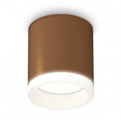 Комплект потолочного светильника Ambrella light Techno Spot XC (C6304, N6245) XS6304040, в современном стиле, цвет кофейный