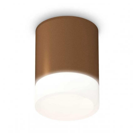 Комплект потолочного светильника Ambrella light Techno Spot XC (C6304, N6248) XS6304041, в современном стиле, цвет кофейный