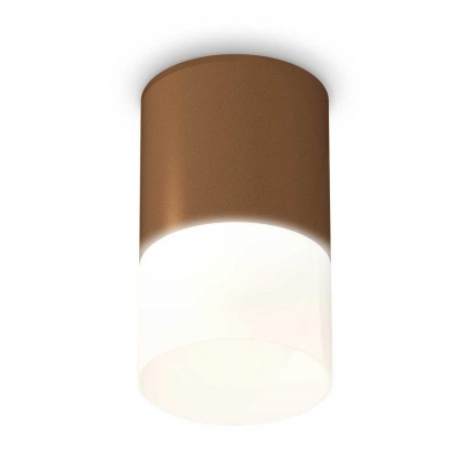Комплект потолочного светильника Ambrella light Techno Spot XC (C6304, N6252) XS6304042, в современном стиле, цвет кофейный