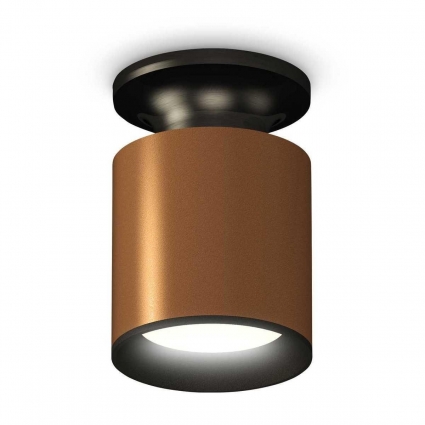 Комплект потолочного светильника Ambrella light Techno Spot XC (C6304, N6902, N6102) XS6304110, в современном стиле, цвет кофейный