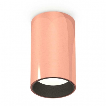 Комплект потолочного светильника Ambrella light Techno Spot XC (C6326, N6111) XS6326003, в современном стиле, цвет розовое золото