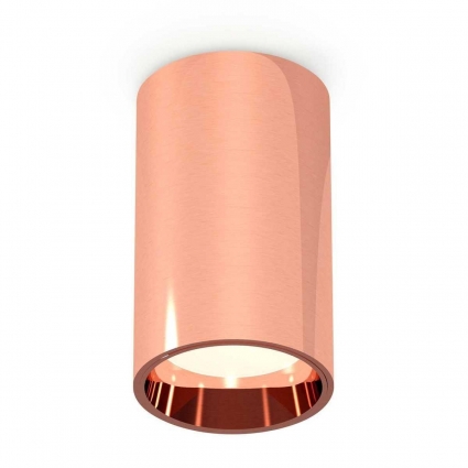 Комплект потолочного светильника Ambrella light Techno Spot XC (C6326, N6114) XS6326001, в современном стиле, цвет розовое золото
