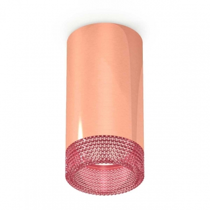 Комплект потолочного светильника Ambrella light Techno Spot XC (C6326, N6152) XS6326010, в стиле модерн, цвет розовое золото