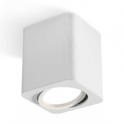 Комплект потолочного светильника Ambrella light Techno Spot XC (C7812, N7710) XS7812010, в современном стиле, цвет белый