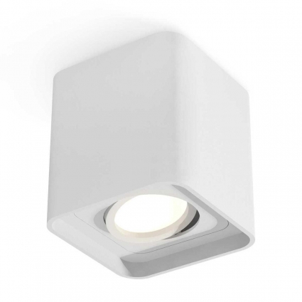 Комплект потолочного светильника Ambrella light Techno Spot XC (C7840, N7710) XS7840010, в современном стиле, цвет белый