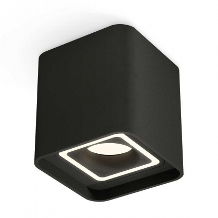 Комплект потолочного светильника Ambrella light Techno Spot XC (C7841, N7716) XS7841020, в современном стиле, цвет черный