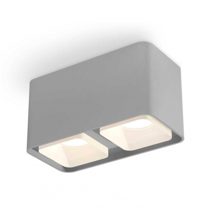Комплект потолочного светильника Ambrella light Techno Spot XC (C7852, N7755) XS7852010, в современном стиле, цвет серый