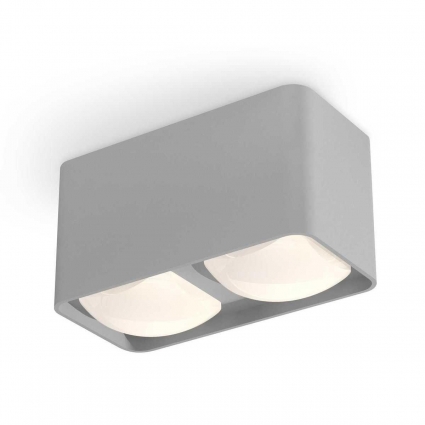 Комплект потолочного светильника Ambrella light Techno Spot XC (C7852, N7756) XS7852011, в современном стиле, цвет серый