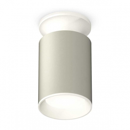 Комплект потолочного светильника Ambrella light Techno Spot XC (N6901, C6314, N6101) XS6314061, в современном стиле, цвет серый