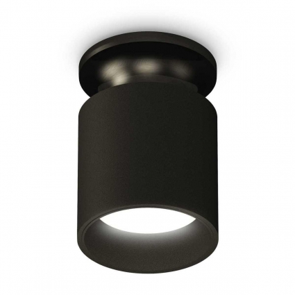 Комплект потолочного светильника Ambrella light Techno Spot XC (N6902, C6302, N6111) XS6302101, в современном стиле, цвет черный