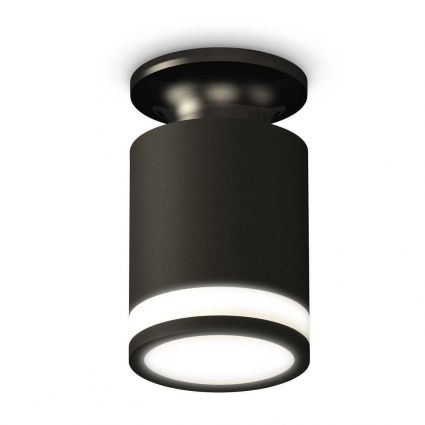 Комплект потолочного светильника Ambrella light Techno Spot XC (N6902, C6302, N6221) XS6302113, в современном стиле, цвет черный